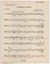 Musical Score/Notation: Dramatic Lamento: Contrabass Part