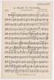 Musical Score/Notation: A Night In Granada: Bass Part