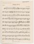 Musical Score/Notation: Allegro Number 2: Viola Part