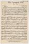 Musical Score/Notation: My Granada Girl: Violin 1 Part