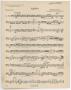 Musical Score/Notation: Agitato: Violoncello