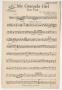 Musical Score/Notation: My Granada Girl: Trombone Part