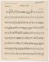 Musical Score/Notation: Allegro Number 1: Violoncello Part