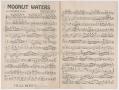 Musical Score/Notation: Moonlit Waters: Alto Saxophone 1 in Eb Part