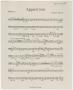 Musical Score/Notation: Apparitions: Trombone Part