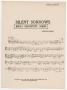 Musical Score/Notation: Silent Sorrows: Violin 2 Part
