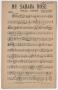 Musical Score/Notation: My Sahara Rose: Viola Part