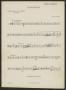 Musical Score/Notation: Mysterioso: Sandpaper, Xylophone, and Gong Part