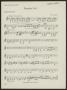 Musical Score/Notation: Furioso Number 1: Clarinet 2 in Bb Part