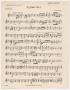 Musical Score/Notation: Agitato Number 1: Violin II Part