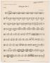 Musical Score/Notation: Allegro Number 1: Viola Part