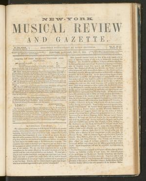 New York Musical Review and Gazette, Volume 6, Number 24, November 176, 1855
