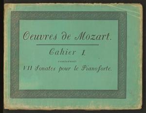 Primary view of VII sonates pour le pianoforte