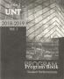 College of Music Program Book 2018-2019: Student Performances, Volume 1