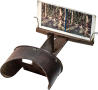 Photograph: [Stereoscope viewer with picture of forest in holder]