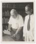 Photograph: [Paul Kruse and Ceylon Museum of Archaelogy Librarian]