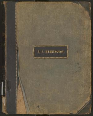 Primary view of [Binder's Collection: R. S. Harrington]