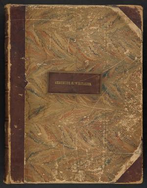 Primary view of [Binder's Collection: G. K. Whitaker]