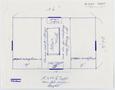 Technical Drawing: [Floor plan of a log cabin in Montgomery County, 2]