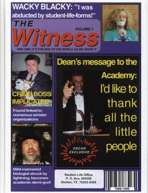 The Witness, Yearbook of the Texas Academy of Mathematics and Science, 1999