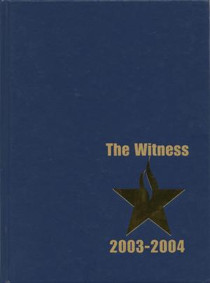 The Witness, Yearbook of the Texas Academy of Mathematics and Science, 2004