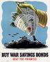 Poster: Buy war savings bonds : beat the promise!
