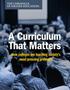 Pamphlet: A Curriculum That Matters, How colleges are teaching society's most p…