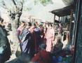 Photograph: Kavita Rastogi with Raji women at the Jaulibi market
