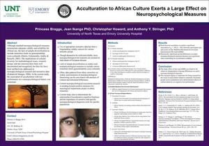 Acculturation to African Culture Exerts a Large Effect on Neuropsychological Measures