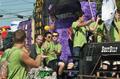 Photograph: [Students on TMNT Homecoming float]