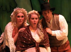 Primary view of [Shannon Gallagher, Kylie Toomer, and Blas Canedo-González perform in "The Bartered Bride"]