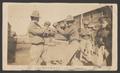 Postcard: [Photograph: "Some Chums Boxing"]