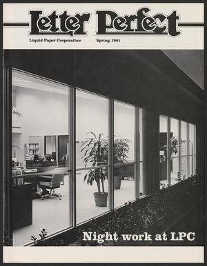 Letter Perfect, Volume 16, Number 1, Spring 1981