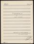 Musical Score/Notation: Tenderly: Cello Part