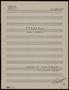 Musical Score/Notation: Tenderly: Clarinet Part