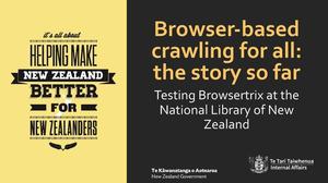 Browser-Based Crawling for All: The Story So Far