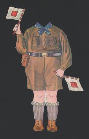 Primary view of [Paper Boy Scouts Outfit]