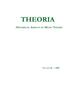 Journal/Magazine/Newsletter: Theoria, Volume 26, 2020