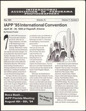 International Association of Panoramic Photographers [Newsletter], Volume 11, Number 2, May 1994