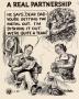 Poster: A real partnership : He says, “Dear Dad--you’re getting the metal out…