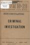 Book: Criminal investigation.