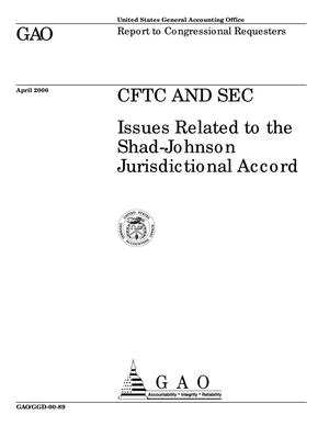 Primary view of CFTC and SEC: Issues Related to the Shad-Johnson Jurisdictional Accord