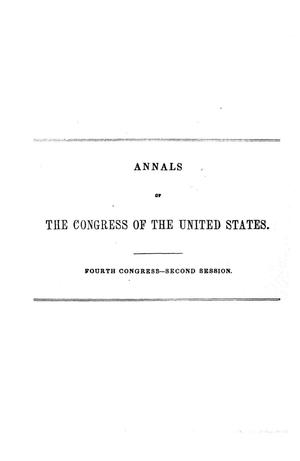 Primary view of The Debates and Proceedings in the Congress of the United States, Fourth Congress, Second Session