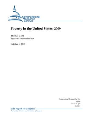 Primary view of object titled 'Poverty in the United States: 2009'.