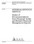 Report: Internal Revenue Service: Status of Recommendation from Financial Aud…