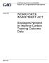 Report: Workforce Investment Act: Strategies Needed to Improve Certain Traini…