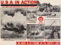 Poster: U.S.A. in action : ASF men and material on far-off fronts.