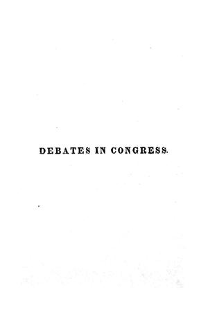 Primary view of Register of Debates in Congress, Comprising the Leading Debates and Incidents of the Second Session of the Nineteenth Congress