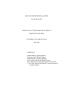 Thesis or Dissertation: Issues of Interpersonal Bonds