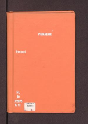 Primary view of Pigmalion